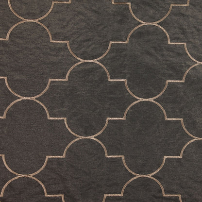 Antique Gold Geometric Sheer