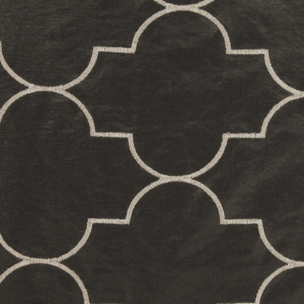 Cream Geometric Sheer Detail