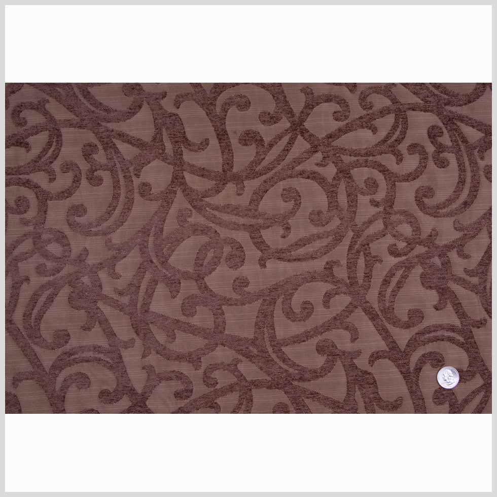 Tobacco/Chocolate Swirls Chenille Full
