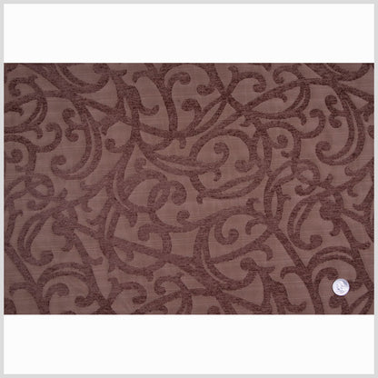 Tobacco/Chocolate Swirls Chenille Full