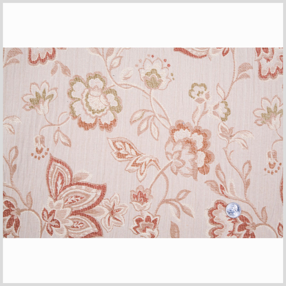 Khaki/Tan Floral Chenille Full
