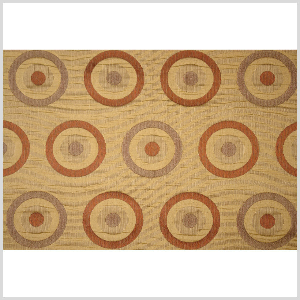Antique Gold/Spice/Bronze Geometric Woven Full