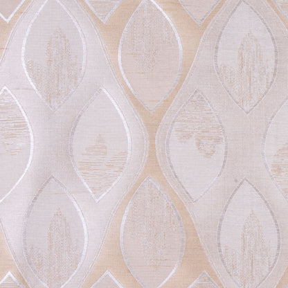 Soft Gold Geometric Woven Detail