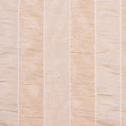 Soft Gold/Vanilla Stripes Woven Detail