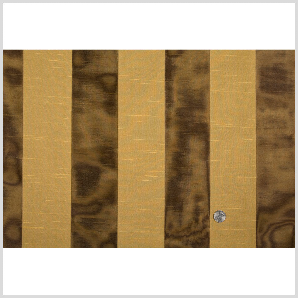 Chocolate/Antique Gold Stripes Woven Full