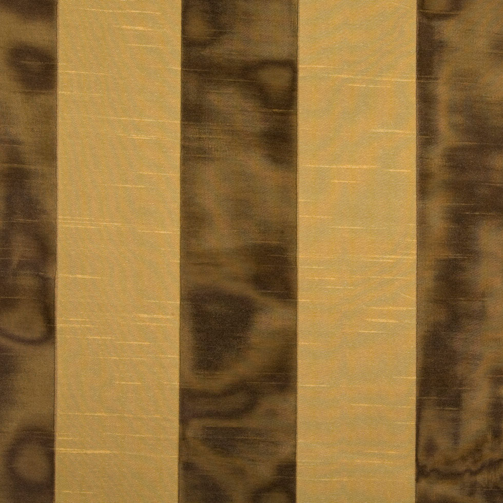 Chocolate/Antique Gold Stripes Woven