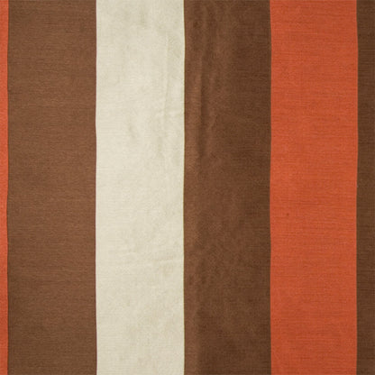 Chocolate/Terracotta/Beige Stripes Woven
