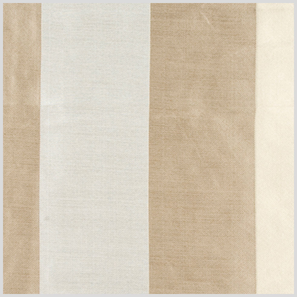 Soft Gold/Antique Gold/Silver Stripes Woven Full