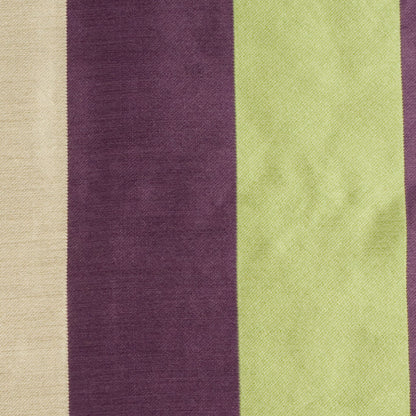 Plum/Kiwi/Soft Gold Stripes Woven Detail