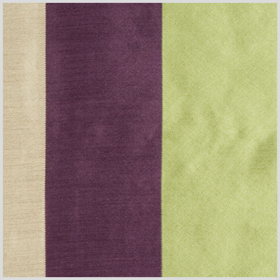 Plum/Kiwi/Soft Gold Stripes Woven Full