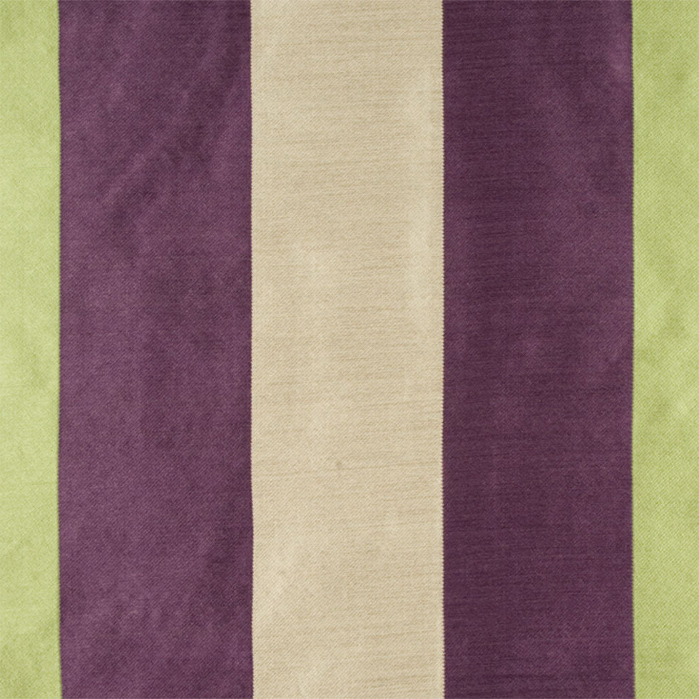 Plum/Kiwi/Soft Gold Stripes Woven