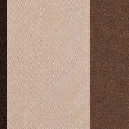 Chocolate/Beige/Antique Gold Stripes Woven Detail