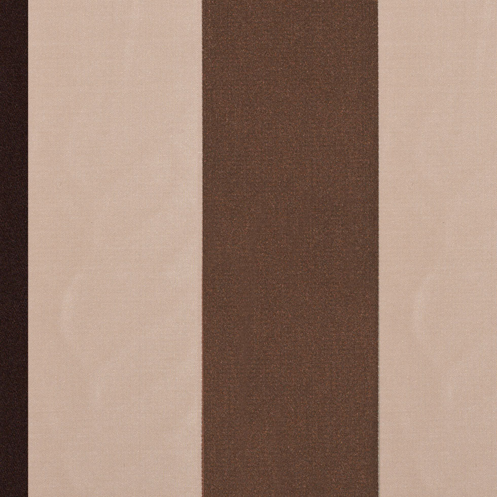 Chocolate/Beige/Antique Gold Stripes Woven