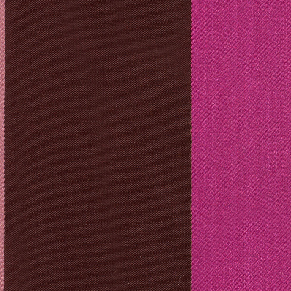 Chocolate/Magenta/Kiwi Stripes Woven Detail