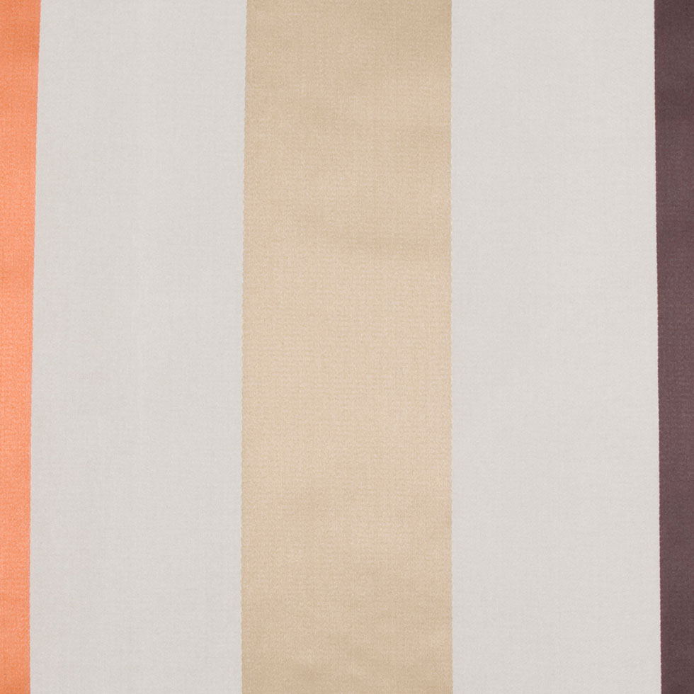 Cappuccino/Terracotta/Chocolate Stripes Woven Detail