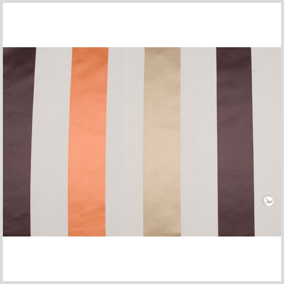 Cappuccino/Terracotta/Chocolate Stripes Woven Full