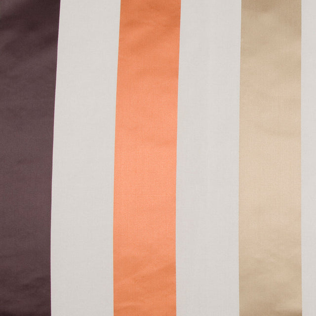 Cappuccino/Terracotta/Chocolate Stripes Woven