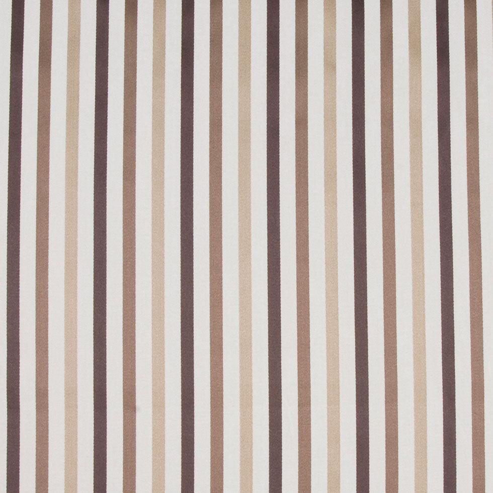 Chocolate/Beige/Antique Gold Stripes Woven Detail