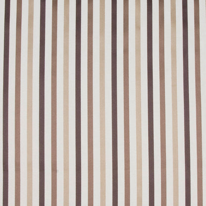 Chocolate/Beige/Antique Gold Stripes Woven Detail