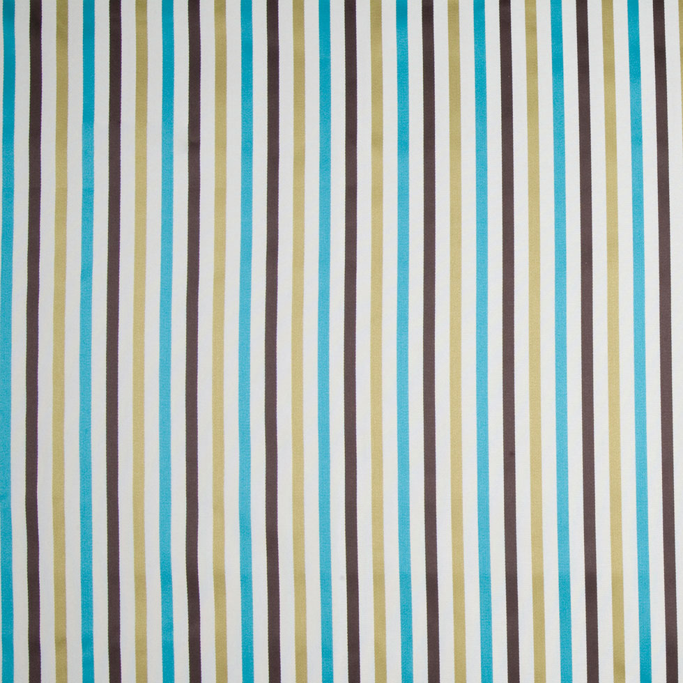 Cream/Chocolate/Kiwi Stripes Woven