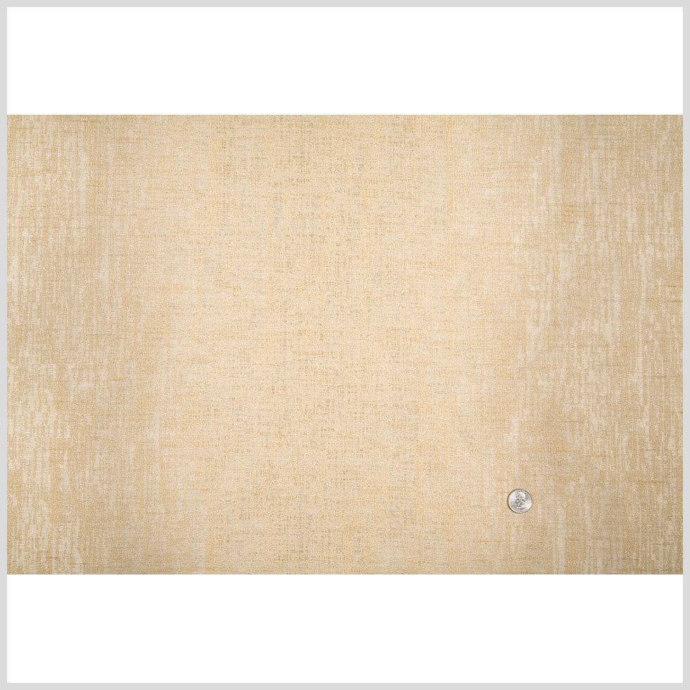 Cream/Soft Gold Solid Woven Full