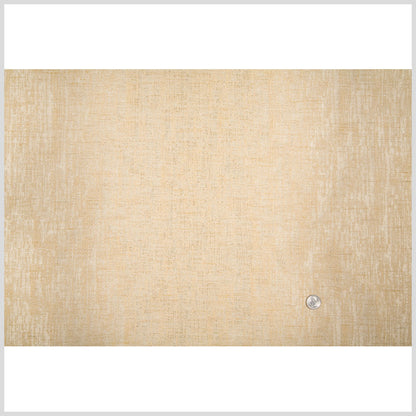 Cream/Soft Gold Solid Woven Full