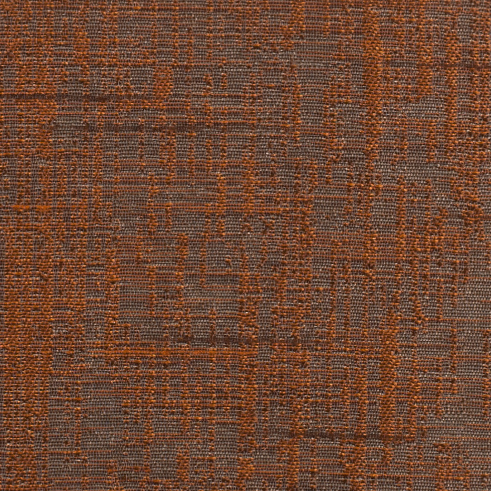 Cashmere/Terracotta Polyester Brocade Detail