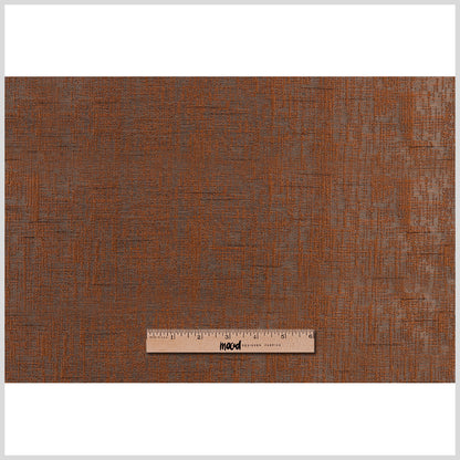 Cashmere/Terracotta Polyester Brocade Full