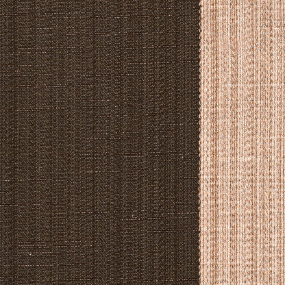 Mocha Stripes Woven Detail