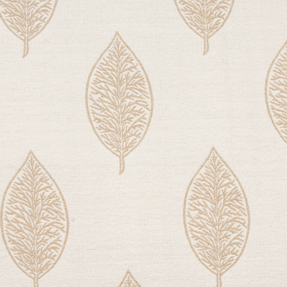Sisal/Off-White Floral Woven Detail