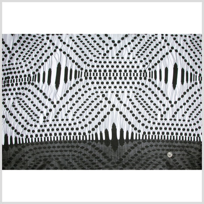 Black Classical Poly Lace Panel Full