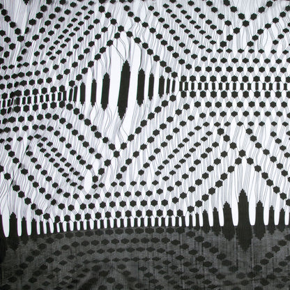 Black Classical Poly Lace Panel