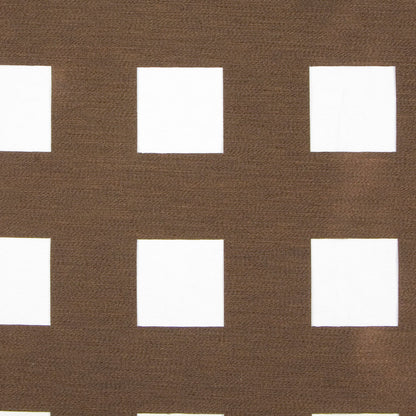 Chocolate Checks Burnout & Lasercut Detail