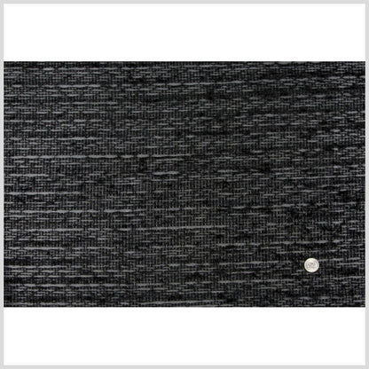 Black Solid Woven Full