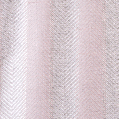 Baby Pink/Cream Stripes Shantung   /Dupioni Detail