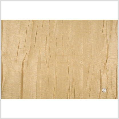 Dark Camel Crinkled Woven Full