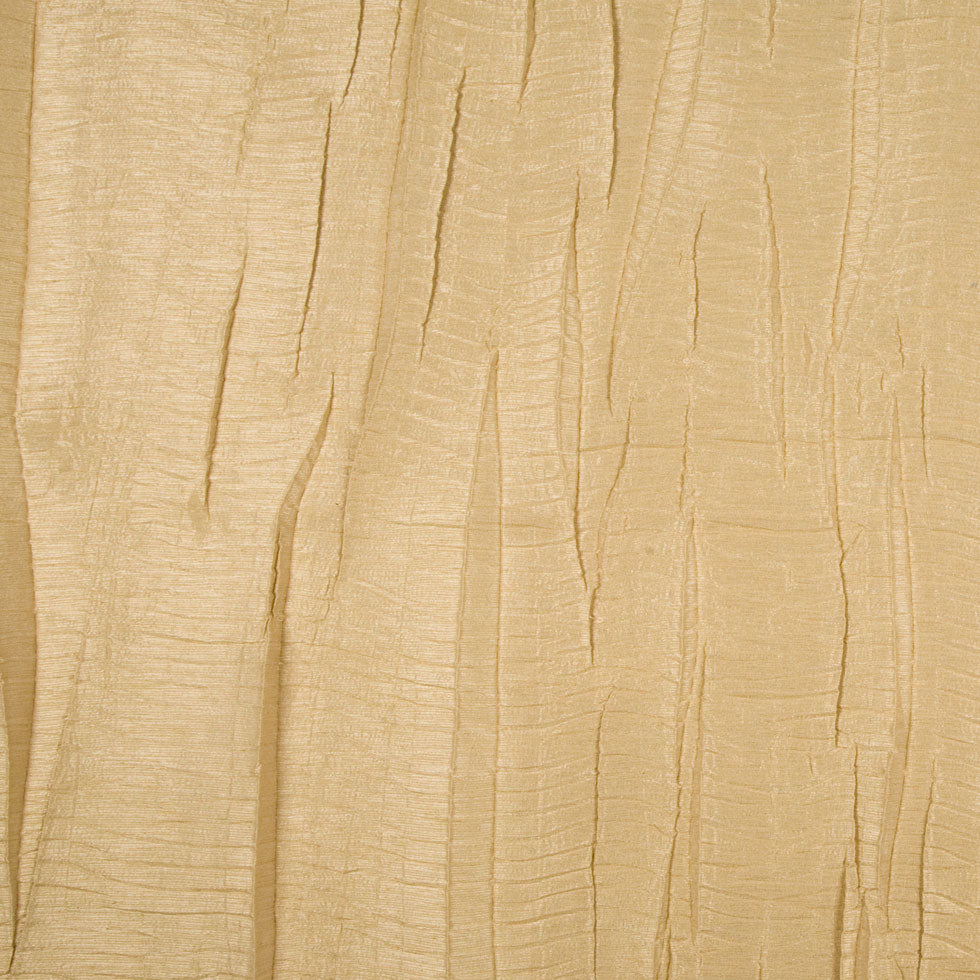 Dark Camel Crinkled Woven