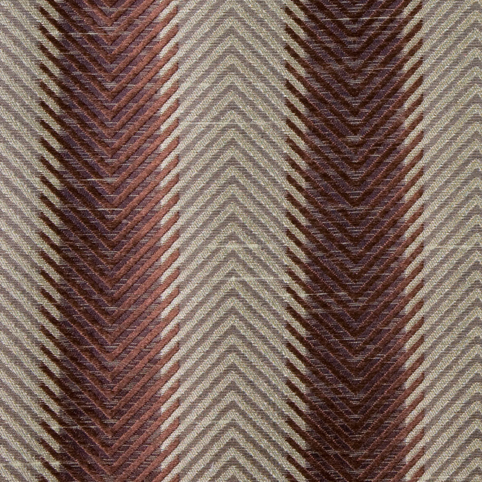 Chocolate/Mint Stripes Shantung   /Dupioni Detail