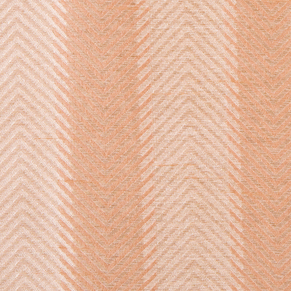 Cinnamon/Soft Gold Stripes Shantung   /Dupioni Detail