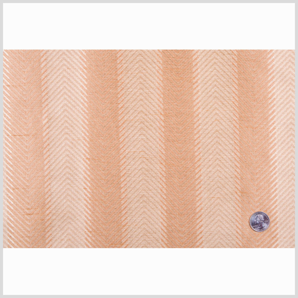 Cinnamon/Soft Gold Stripes Shantung   /Dupioni Full