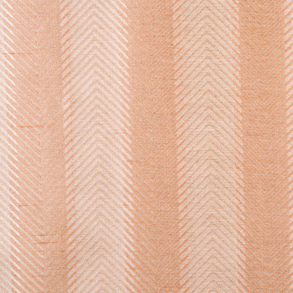 Cinnamon/Soft Gold Stripes Shantung   /Dupioni