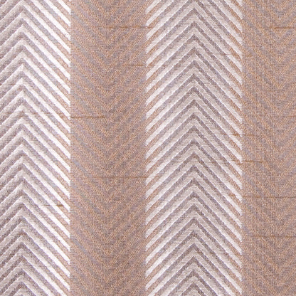 Bronze/Candlelight Glow Silver Stripes Shantung   /Dupioni Detail