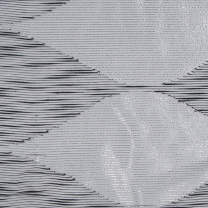 Black/Silver Diamonds Sheer Detail