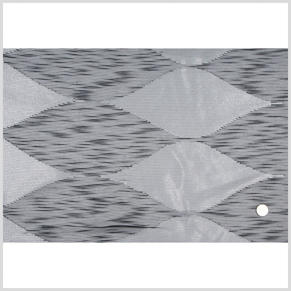 Black/Silver Diamonds Sheer Full