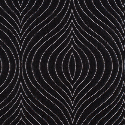Iridescent Black/White Geometric Woven