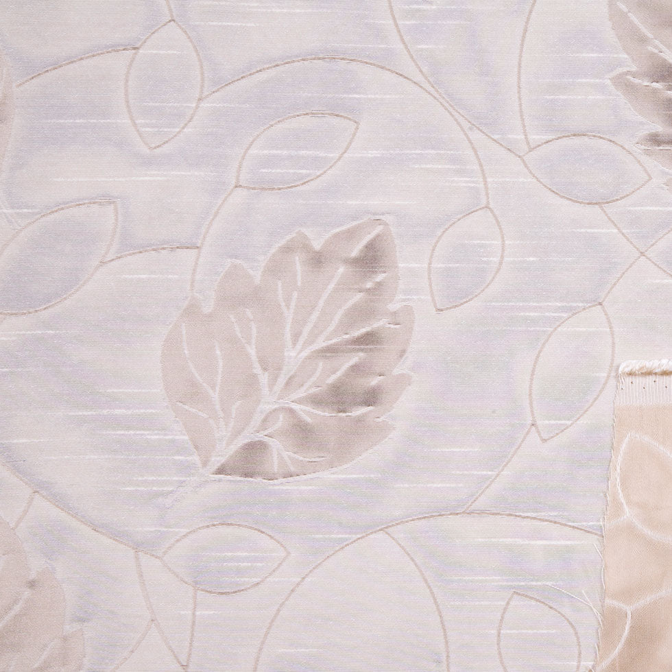 Beige/Victorian Gold Floral Shantung   /Dupioni