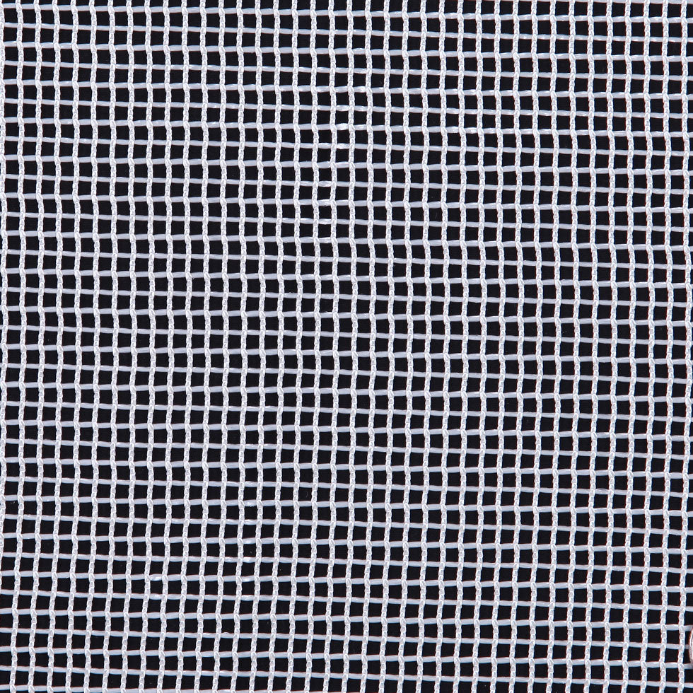 Cream Solid Mesh Detail