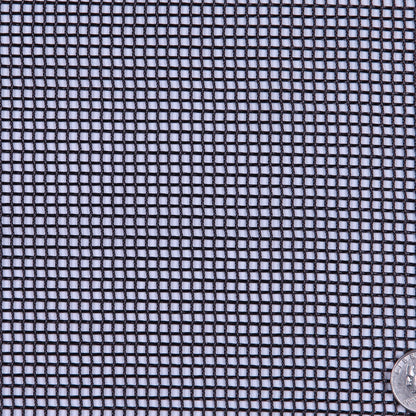Black Solid Mesh Detail