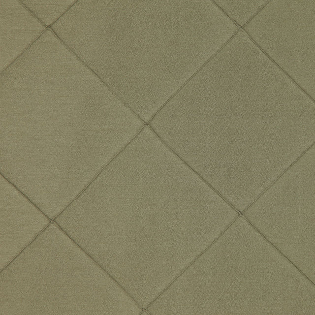 Green Pintucked Shantung   /Dupioni