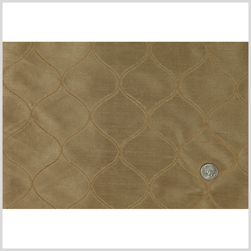 Taupe Diamonds Embr & Eyelet Full